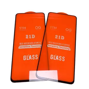 21D Curved 9H Full Cover Screen Protector Tempered Glass Film For Xiaomi Poco X3 NFC F2 Pro Note 10 Lite 9 Lite 9A