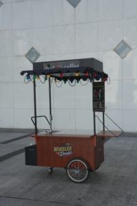 Conception personnalisée de rue <span class=keywords><strong>mobile</strong></span> Chariot de vente de café de vélo de nourriture Tricycle de café Chariot de café - Product Image 2