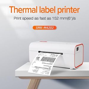 <span class=keywords><strong>Imprimante</strong></span> d'Étiquettes Intelligente Thermique 203 DPI 108mm, pour Expédition, Entrepôt Express, Bureau et Petites Entreprises - Product Image 2