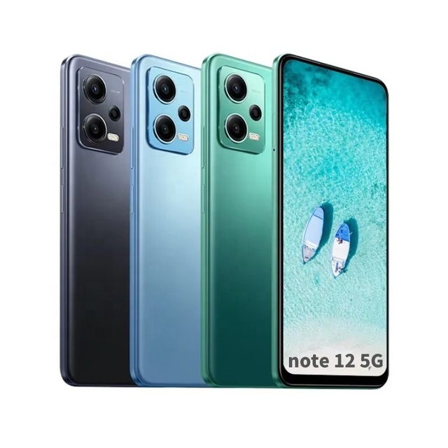 Wholesale 120Hz AMOLED 33W Fast Charging Used Original Note 12 5G Smartphone 8+256GB Android Mobile Phone