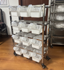 Klasik basit Modern 12-Drawer M1 Lab raf paslanmaz çelik fare sıçan laboratuvarlar için üreme kafesi nokta büyük <span class=keywords><strong>Pet</strong></span> kafesleri PP PC - Product Image 2