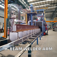 Robot Industrial automático máquina de soldadura H-Beam acero nueva condición componentes centrales Motor bomba rodamiento PLC motor usado reparación