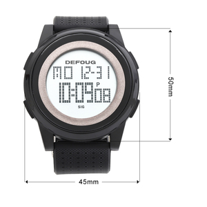 Montre de sport numérique ultra-fine minimaliste pour homme, résistante à l'eau, grand <span class=keywords><strong>écran</strong></span> LED rétroéclairé, alarme, date, <span class=keywords><strong>chronomètre</strong></span>, utilisation <span class=keywords><strong>en</strong></span> extérieur - Product Image 4