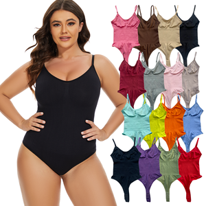 2025高品质透气无缝塑身衣尼龙氨纶连身衣腰部定义压缩臀部提升塑身器 - Product Image 1