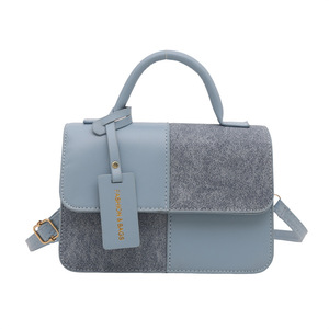 <b>Patchwork</b> Pu Leather Women Crossbody Handbag Fashion Shoulder <b>Bag</b> Trend Designer Ladies <b>Bag</b> - Product Image 5