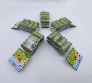 Factory <b>Sale</b> Custom 8-Roll Deep Green Bio-<b>Plastic</b> Dog Waste <b>Bags</b> Eco-Friendly Solution <b>for</b> Pet Poop Disposal - Product Image 4