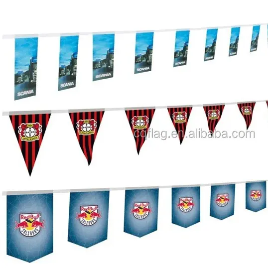 Profissional Fábrica Fornecimento Poliéster Reino Unido Union Jack Pennants Bunting Reino Unido Flagline Strings Impermeável Custom Print