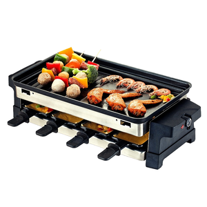 Chang Qing CQ-552 OEM ODM Modern Ticari Elektrikli Füme Izgara Barbekü Izgarası Dökme Alüminyum Toz Boyalı 2 Brülörlü <span class=keywords><strong>Euro</strong></span> Yakitori Izgarası - Product Image 4