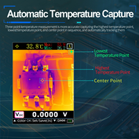 Caméra thermique infrarouge haute précision et haute performance I-POOK PK86A, sensibilité 50mk, résolution 384x288, 7 palettes de couleurs