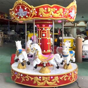 Wholesale Price Amusement Park Rides Kids Electric Shopping Mall Center Children Animal Carousel Merry Go Round Rides for Mall - Product Image 2