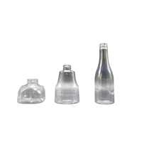 Bouteille en plastique transparente PET personnalisée de 250 ml et 300 ml pour l'emballage de jus, de soda, de thé, de café, d'eau minérale et d'alcool