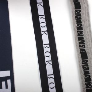 Polyester Spandex Jacquard <b>Elastic</b> Webbing With Customized Logo <b>Elastic</b> for Garment Accessories Underwear Waist Band <b>Elastic</b> - Product Image 5