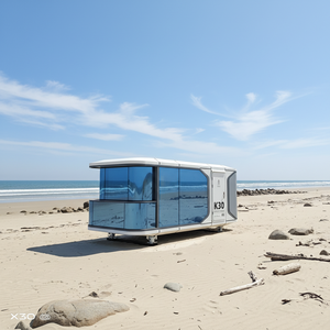 Maison préfabriquée en conteneur, villa, bureau, capsule spatiale, cuisine <span class=keywords><strong>mobile</strong></span> pour hôtel commercial, étanche, de style européen - Product Image 5