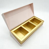 Boîte cadeau de luxe personnalisée, rigide, recyclable, de qualité alimentaire, pour pâtisseries et desserts, avec impression gaufrée et pailletée, pour sucre, chewing-gum, gelée