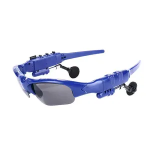 Bán buôn thông minh Bluetooth Kính mát tai nghe thể thao Kính phân cực không dây Microphone Night Vision Sunglass