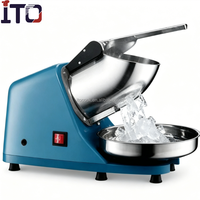 Machine à glace pilée commerciale 65 kg/h, 220 V, broyeur à glace électrique pour cônes de neige, machine à glace pilée