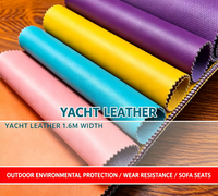 Tissu vinyle marin résistant aux UV, cuir synthétique PVC, rouleaux de cuir synthétique, vinyle de qualité marine pour matériaux de dessus de chaussures