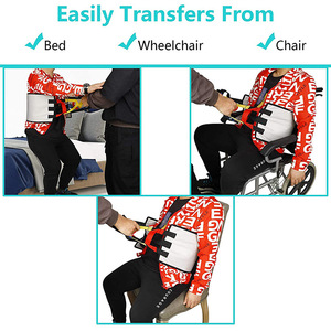 Ceinture d'assistance à la position debout HP réglable pour le transfert de patients, soutien post-chirurgical, bleu, noir, gris - Product Image 4