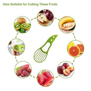 Trancheuse d'avocat 3 en 1, gadget de cuisine avec séparateur de pulpe, couteau en plastique - Product Image 5