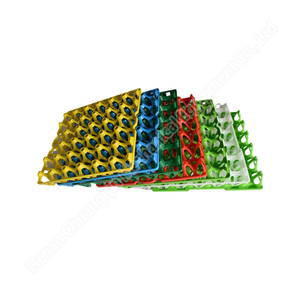 Cajas de huevos de plástico apilables Bandeja de huevos Soporte de plástico Bandeja de huevos Almacenamiento y transporte de huevos - Product Image 4