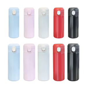 Stainless Steel Insulated Vacuum Cup with Bouncing Lid and Straw Travel Cups with Lids Customized logo - Product Image 2