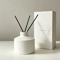 Diffuseur de parfum pour la maison en céramique blanche, nouveau design, 25 ml, 50 ml, 100 ml, avec boîte