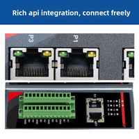 2 Port DIN Rail Serial Server RS232 485 ke Ethernet 10 100M Modbus Gateway TCP UDP Virtual COM 40 75C IP40