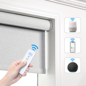 Cửa sổ thông minh Rèm rèm cuốn cho Windows màn mù điện con lăn bóng râm cơ giới cửa sổ Shades - Product Image 4