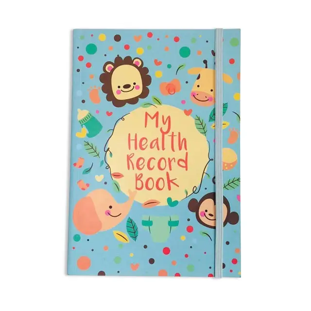 Custom printing A5 wholesale student exercise notebook my health record book