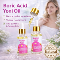 Huile Intime Féminine à l'Acide Borique Furuize – Équilibre du pH, Douceur Quotidienne, Confort Frais pour Femme, Format Voyage, Sensation de Fraîcheur