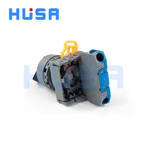 Husa Lay6 10a Aan/Uit-Knop Schakelaar Ip65 Waterdicht Zelfblokkerend 2/3 Positie Keuzeschakelaar Drukknoppen Max Spanning 24V 22Mm - Product Image 4