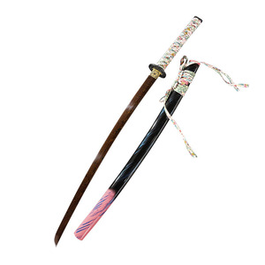 <span class=keywords><strong>Katana</strong></span> Longquan <span class=keywords><strong>forgé</strong></span> en acier allié à motif auto-fondu rouge rouillé, modèle de réplique COS, collection, cadeau pour garçons, 103CM - Product Image 5