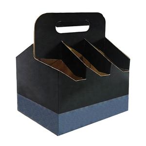 Porte-bouteilles de bière en papier kraft écologique, lot de 6, emballage cadeau recyclable pour bouteilles de soda et de bière artisanale en verre - Product Image 3