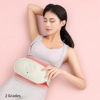 Cinturón de Masaje Abdominal Ajustable, Masajeador Abdominal Inalámbrico a Prueba de Agua, 3 Velocidades, Apagado Automático, 60 Minutos de Amasamiento Automático