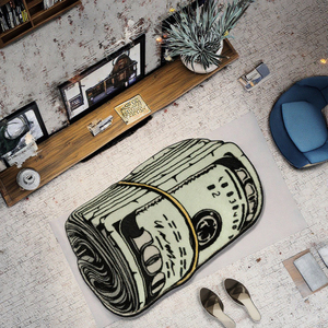 <span class=keywords><strong>Tapis</strong></span> en peluche à motif dollar, antidérapant, doux, <span class=keywords><strong>tapis</strong></span> de sol de dessin animé pour salle de <span class=keywords><strong>jeux</strong></span>, <span class=keywords><strong>chambre</strong></span> d'adolescent, bureau - Product Image 4