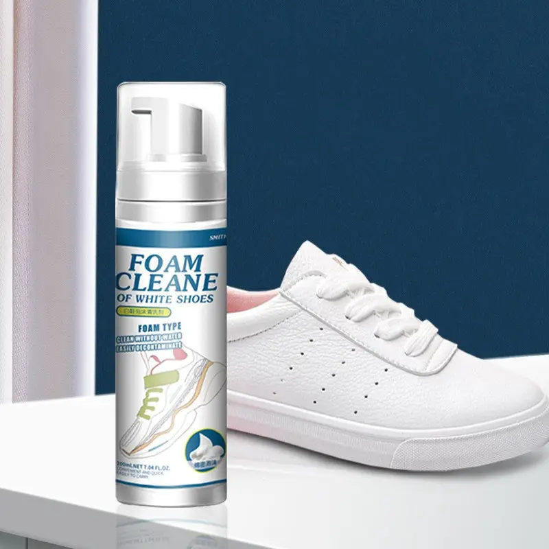 Sneaker Shampoo Foam Leather Care Cleaner Cream Shoe Polish White Shoes Sports Shoes Cleaner 200ML