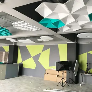 Classroom Clear Sound Proof Clothing Fabric Cloud Ceiling Cloudsorba Acoustic Panels