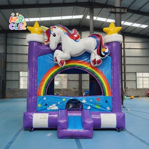 Castillo Inflable Comercial para Niños, Castillo Inflable Personalizado con Diseño <span class=keywords><strong>de</strong></span> Unicornio, Brincolines Inflables para Fiestas - Product Image 2