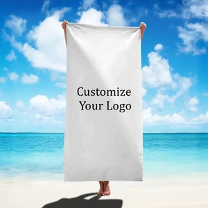 Serviettes de plage personnalisées Le matériel en microfibre absorbe l'eau et sèche rapidement Service de fabrication OEM/ODM - Product Image 2