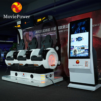 Cinéma d'intérieur des jeux 9D d'affaires de jeu de Vr de camion de film de cabine de l'équipement 7D du cinéma VR du mouvement 4D 5D VR AR de théâtre de VR