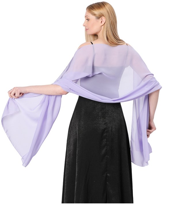 High Quality Solid Chiffon Dinner Shawl Bride Bridesmaid Wedding Dress  Cheongsam Party Shawl Scarf Dual-Purpose Woman| Alibaba.com