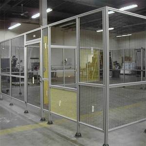 Customized Safety Fence Aluminum Alloy Mesh Frame Industrial Guard Shield for Workshop Automation - Product Image 4