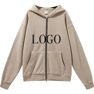 Custom Fashion Brand Streetwear Oversized Hoodie Heavy Weight Wholesale Long Sleeve Oversize French Terry Mens Unisex Hoodie