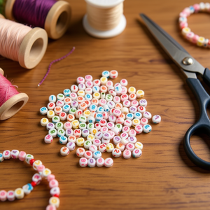 Perline Ilan con numeri 4x7mm per lavori artigianali 17g - Product Image 3