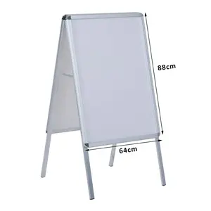 China Factory directly supply custom digital printing Advertising aluminum aluminum single sided poster board stand