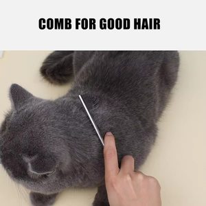 Pet Comb Double Tooth Needle Stainless Steel Grooming Comb For Dogs <b>Cats</b> Remove Floating Hai - Product Image 2
