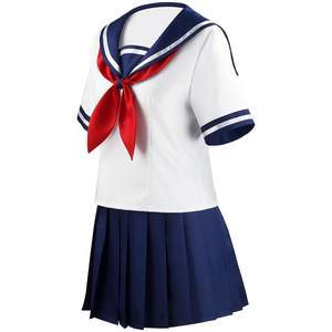 <span class=keywords><strong>Anime</strong></span> Yandere Simulator Ayano Aishi Cos juego <span class=keywords><strong>Anime</strong></span> Girl JK uniforme traje marinero camiseta falda negro <span class=keywords><strong>Cosplay</strong></span> disfraces Halloween - Product Image 4