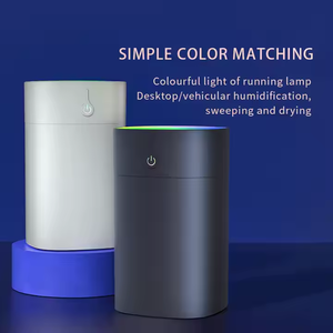 400ML Large Capacity Air Humidifier With Light No Noise Diffuser Humidifiers Mini Desktop for Car Home Work - Product Image 6