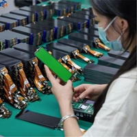 Téléphones portables lcd pour samsung A10 A10S A11 A12 A20 A20E A20S A21 A21S A30 A30S A40 A50 A51 A71 Écran tactile avec cadre