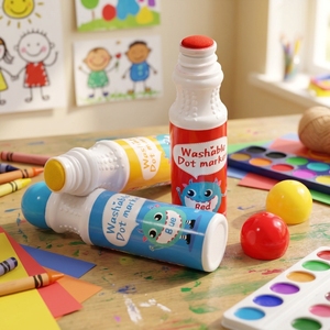 Marqueurs de peinture de qualité fiable, couleurs assorties, grande capacité, lavables, <span class=keywords><strong>pour</strong></span> projets artistiques à la maison et en classe - Product Image 1